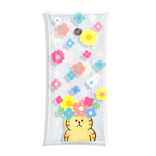 あたまお花畑ちゃん Clear Multipurpose Case