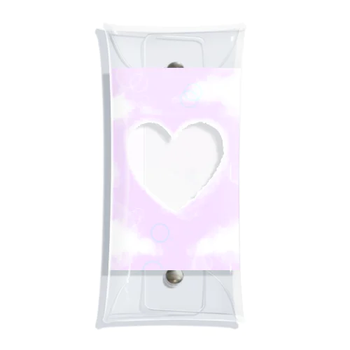 Heart & Cloud Clear Multipurpose Case