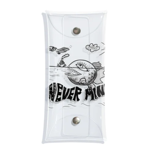 NEVER MIND Clear Multipurpose Case