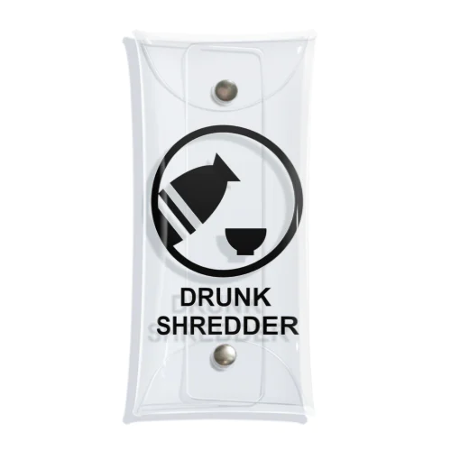 DRUNK SHREDDER Clear Multipurpose Case