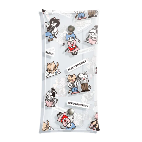 NEKO UNIVERSITY Clear Multipurpose Case