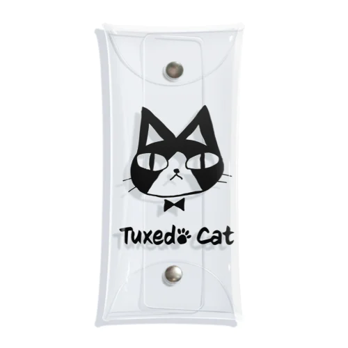 Tuxedo Cat Clear Multipurpose Case