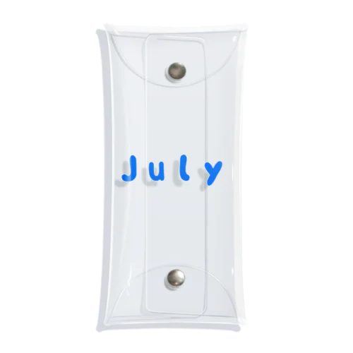 ●Ｊｕｌｙ●７月● Clear Multipurpose Case