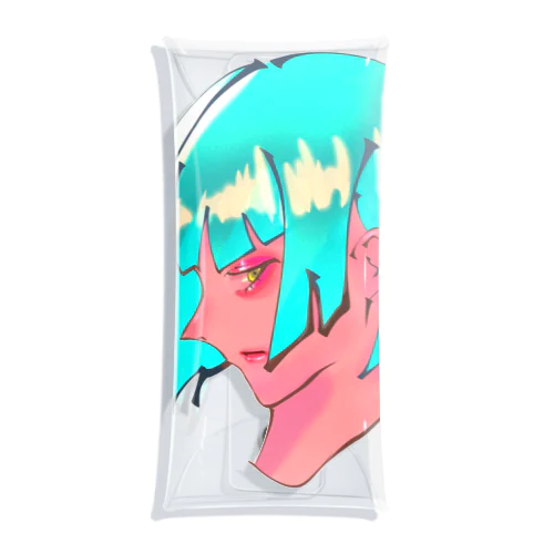 かわいいかっこいい女の子　sloth  Clear Multipurpose Case