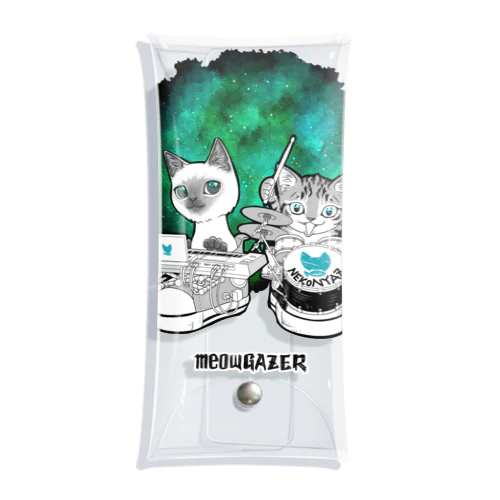 ミューゲイザー#2 (meowGAZER#2) Clear Multipurpose Case