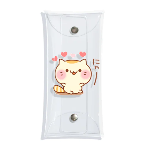 甘えんぼにゃんこ　にゃーver. Clear Multipurpose Case