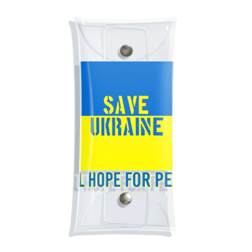 SAVE UKRAINE クリアマルチケース