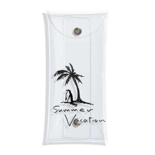 サマーバケーション　summer vacation ペンギンの夏休み Clear Multipurpose Case