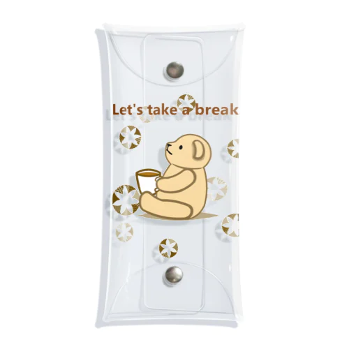 coffee break Clear Multipurpose Case