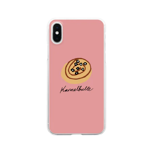 Kanelbulle ピンク Clear Smartphone Case