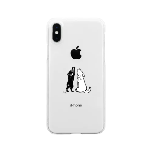 ほしがる犬たち Clear Smartphone Case