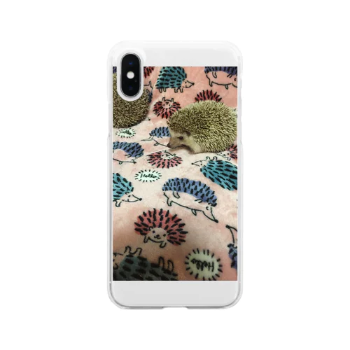 ハリネズミ  Clear Smartphone Case