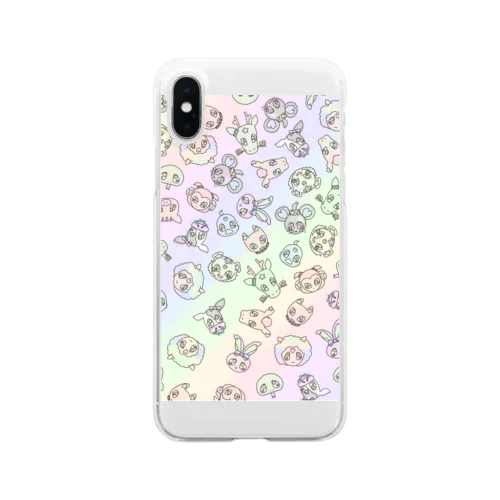 干支/カラフル Clear Smartphone Case