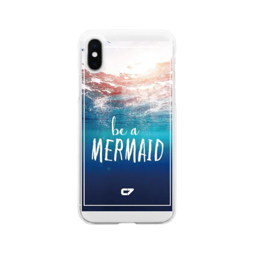 BE A MARMAID Clear Smartphone Case