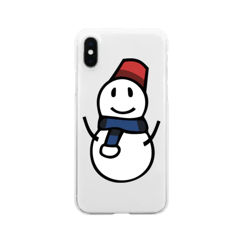 雪ダルマ Clear Smartphone Case