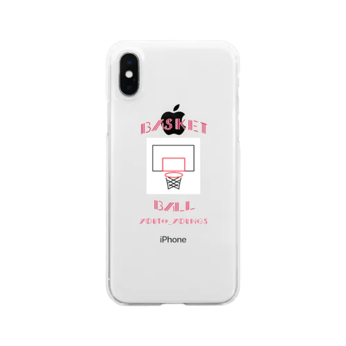 バスケ好きのためのグッズ Clear Smartphone Case