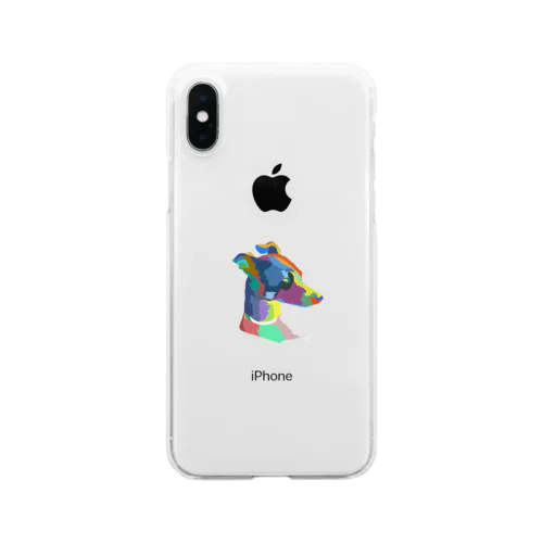 Colorful doggy Clear Smartphone Case