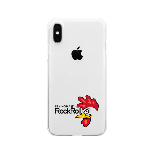 RockRoll-Ishinomaki-Chicken.ver Clear Smartphone Case