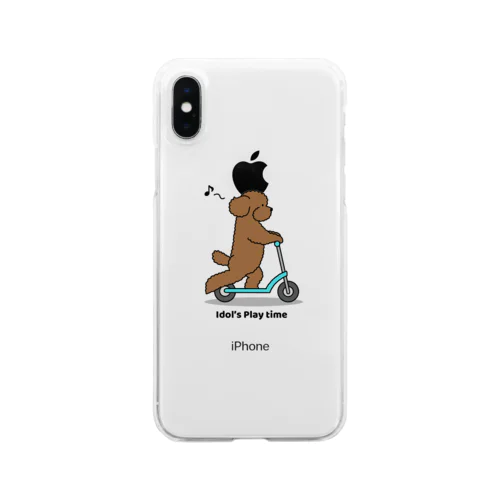 トイプー 1 赤系 Clear Smartphone Case