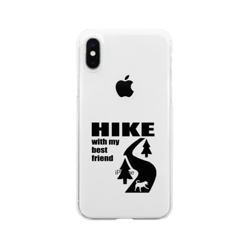 HIKE黒 Clear Smartphone Case