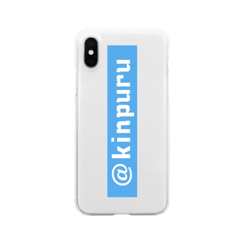 【KPBL04】@kinpuru（ブルー） Clear Smartphone Case