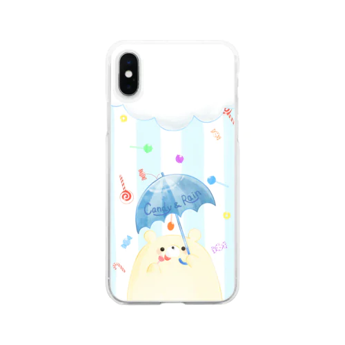 Candy＆Rain Clear Smartphone Case