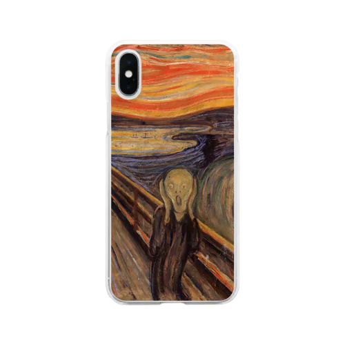 ムンク / 叫び / The Scream / Edvard Munch /1893 クリアスマホケース