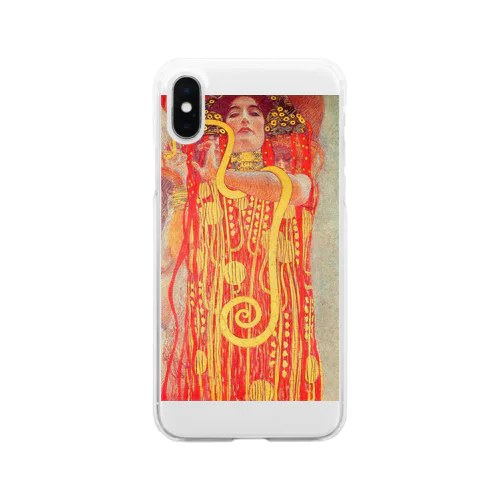 グスタフ・クリムト / 1907 /University of Vienna Ceiling Paintings (Medicine) / Gustav Klimt Clear Smartphone Case