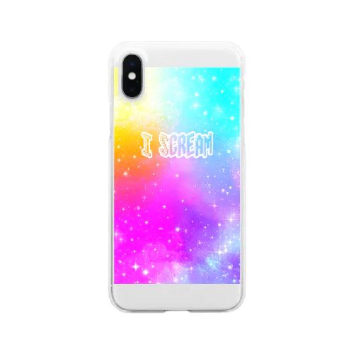 I Scream Universe Vivid Rainbow Clear Smartphone Case