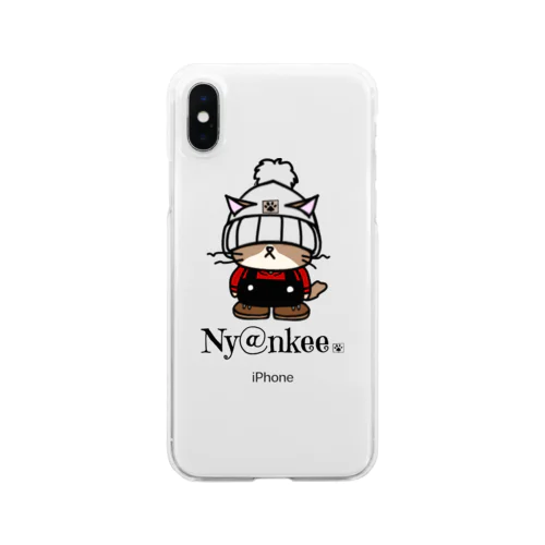 ニット帽のあいつ (Ny@nkee) Clear Smartphone Case