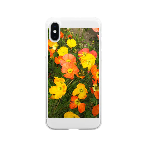 ハッピーFLOWER Clear Smartphone Case