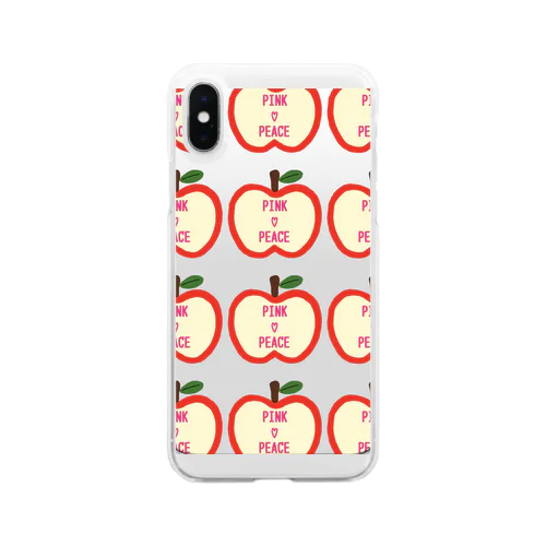 半分りんご🍎 Clear Smartphone Case