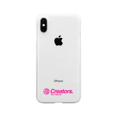 ピンクのCreators. Clear Smartphone Case