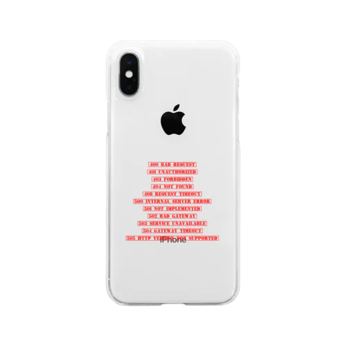 ERROR CODE Clear Smartphone Case