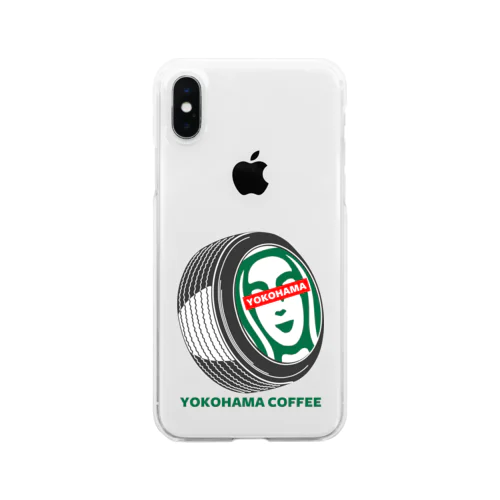 YOKOHAMA COFFEE Clear Smartphone Case