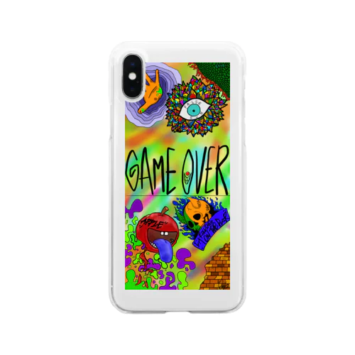 GAME OVER Clear Smartphone Case