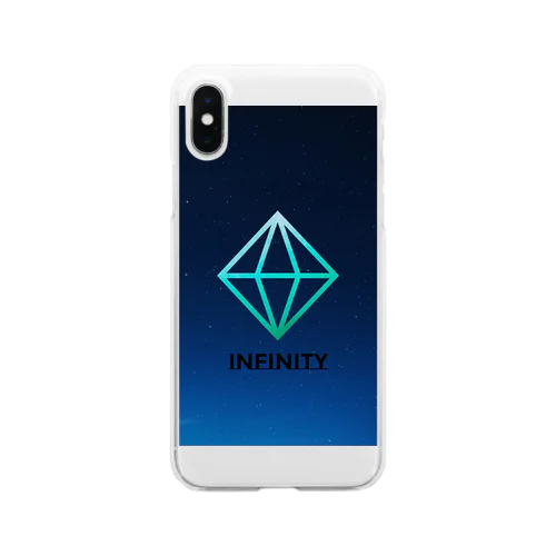 infinityロゴ Clear Smartphone Case