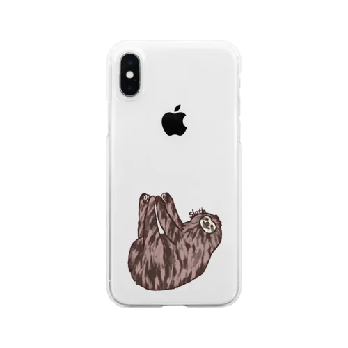 SLOTH(ミユビナマケモノ) Clear Smartphone Case