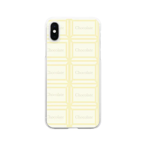 板チョコ3 Clear Smartphone Case