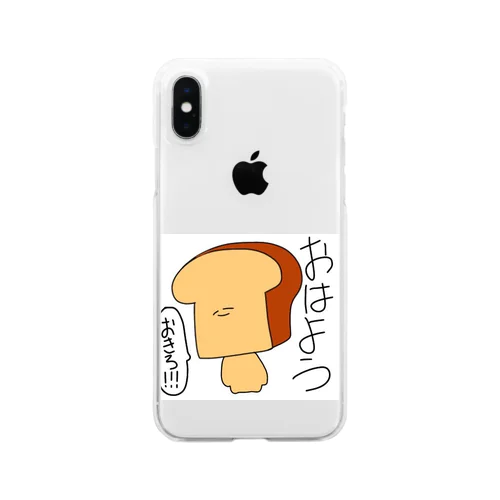 しょくぱんち Clear Smartphone Case