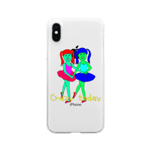 crazy girlスマホケース Clear Smartphone Case