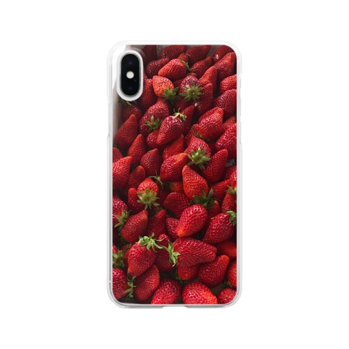 いちご天国 Clear Smartphone Case
