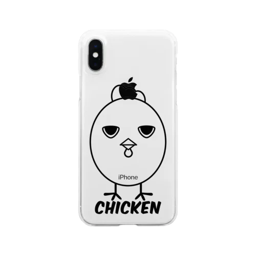 chicken(チキン) クリアスマホケース