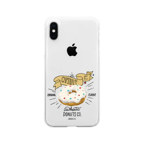 CAPTAIN'S DONUTS Clear Smartphone Case