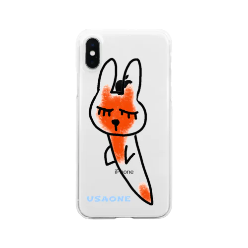 うさおね Clear Smartphone Case