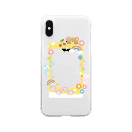 推しをかわいく持ち歩こ♡ Clear Smartphone Case