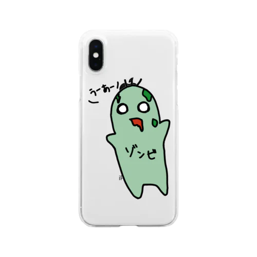 ゆるっとゾンビ Clear Smartphone Case