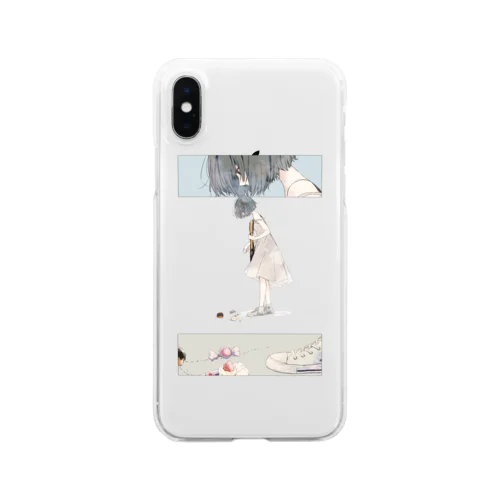 シューゲイザー女の子 Clear Smartphone Case