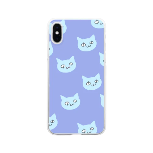 Φねこいっぱい Clear Smartphone Case