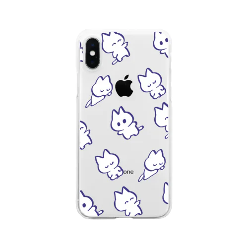 ねこくん Clear Smartphone Case